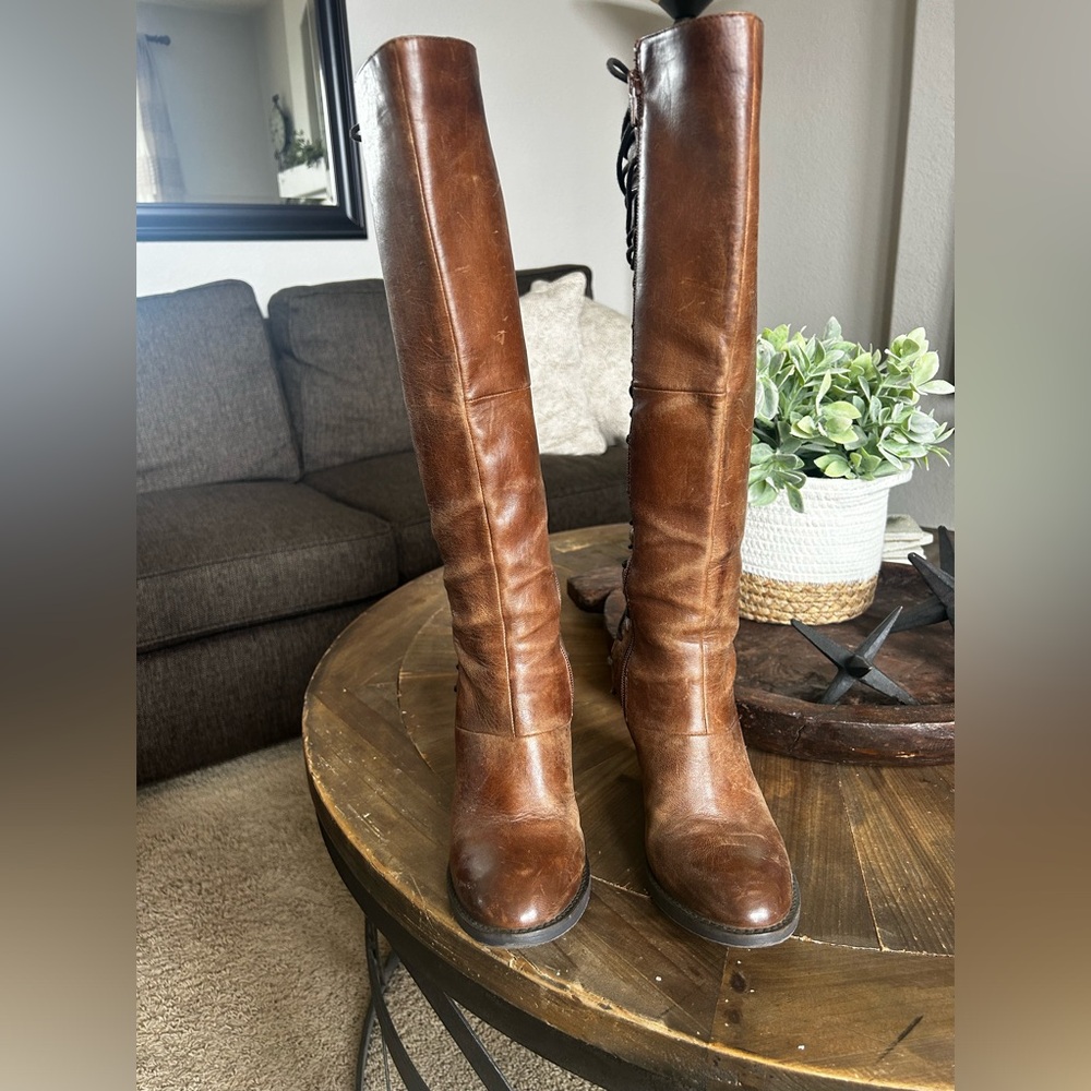 Steve Madden Leather Boots. Women’s size 6.5